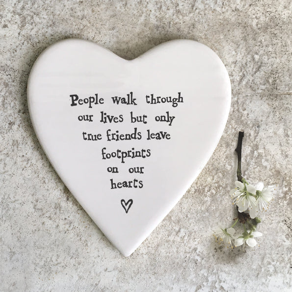 Heart Porcelain Coaster