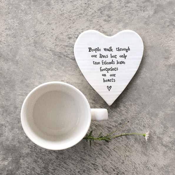 Heart Porcelain Coaster