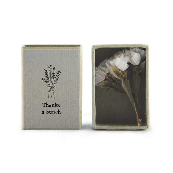 Dried Flower Matchboxes