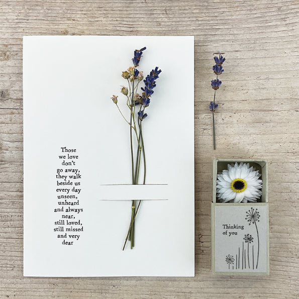 Dried Flower Matchboxes