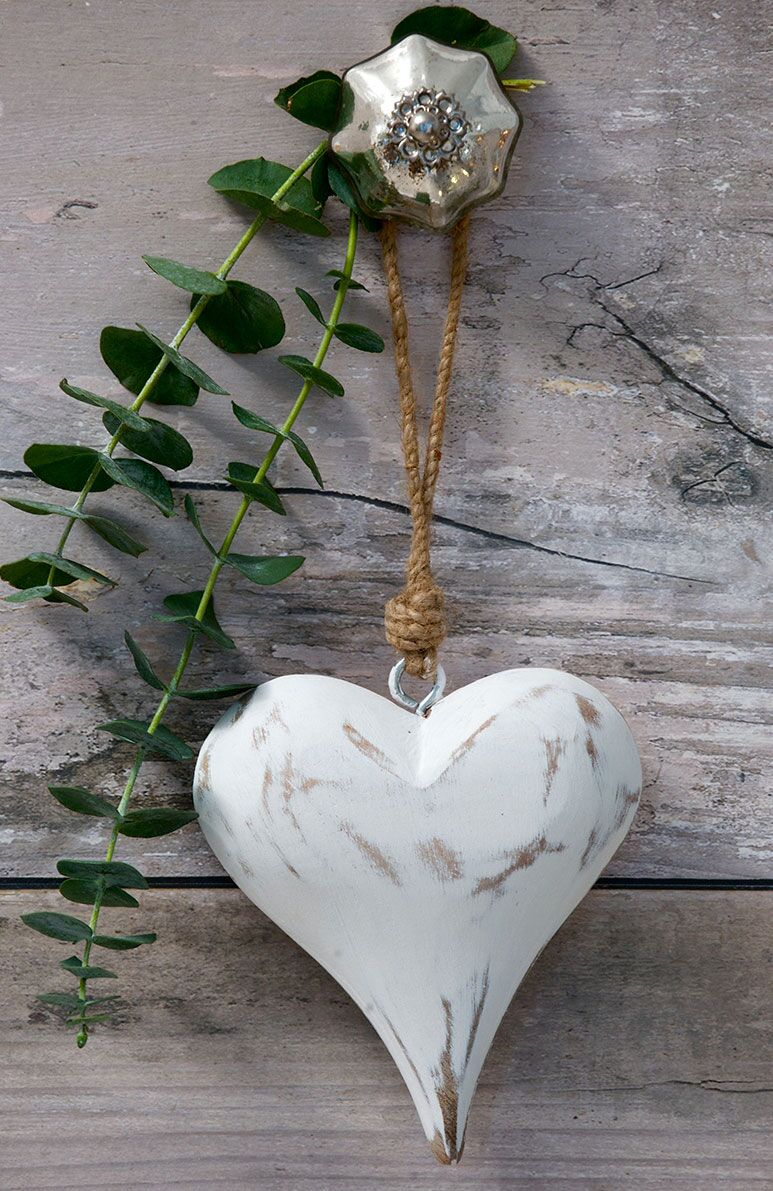 Vintage Wooden Hearts