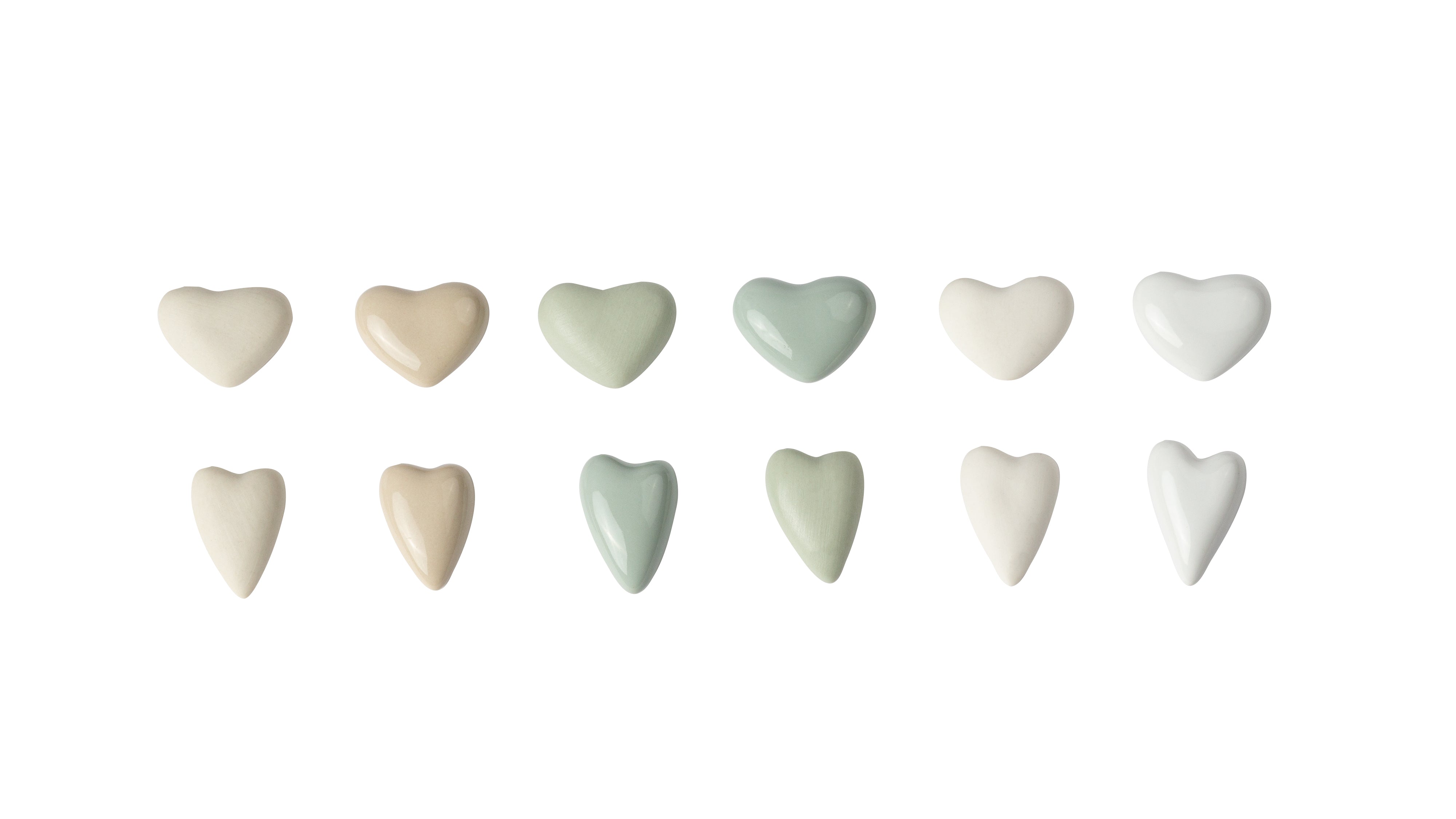 Stoneware Hearts