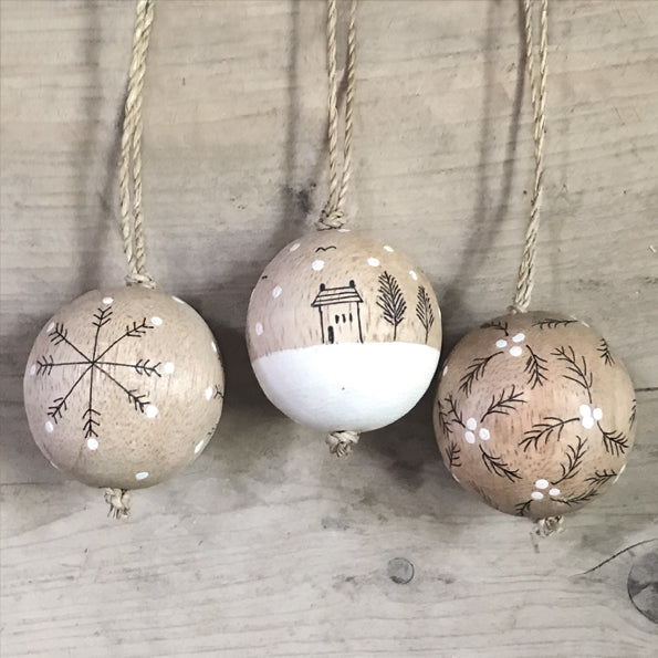 Wooden Bauble