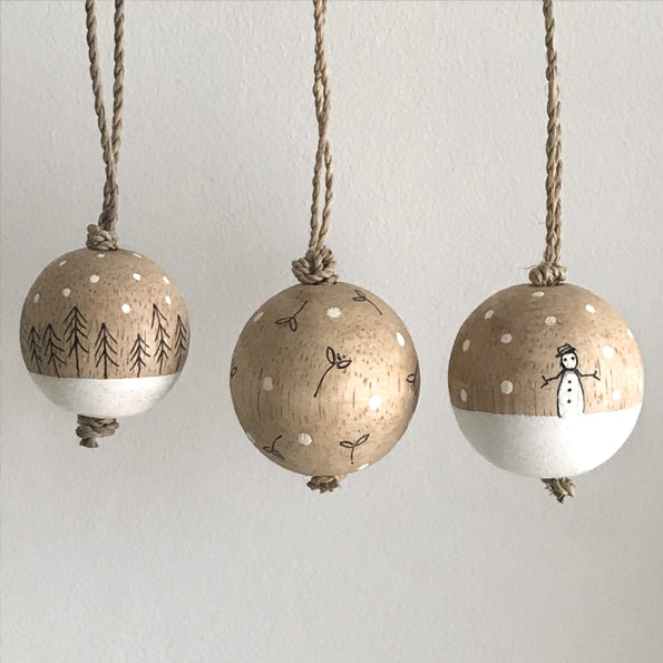 Wooden Bauble