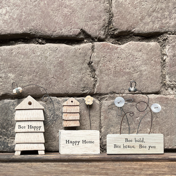 Wooden Scene - Bee Bold, Bee Brave, Bee You