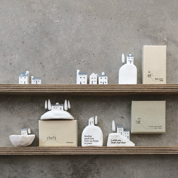 Porcelain Houses - House & Ladder Bowl