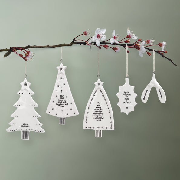 Porcelain Hanging Mistletoe