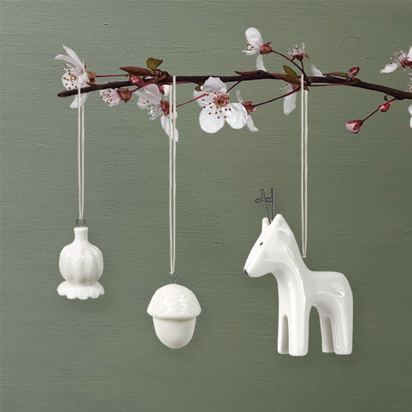 Porcelain Hanging Reindeer