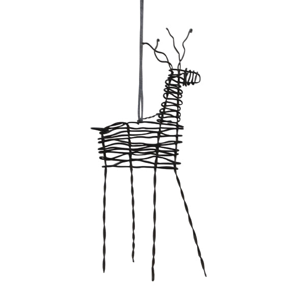 Wire Hanging Reindeer