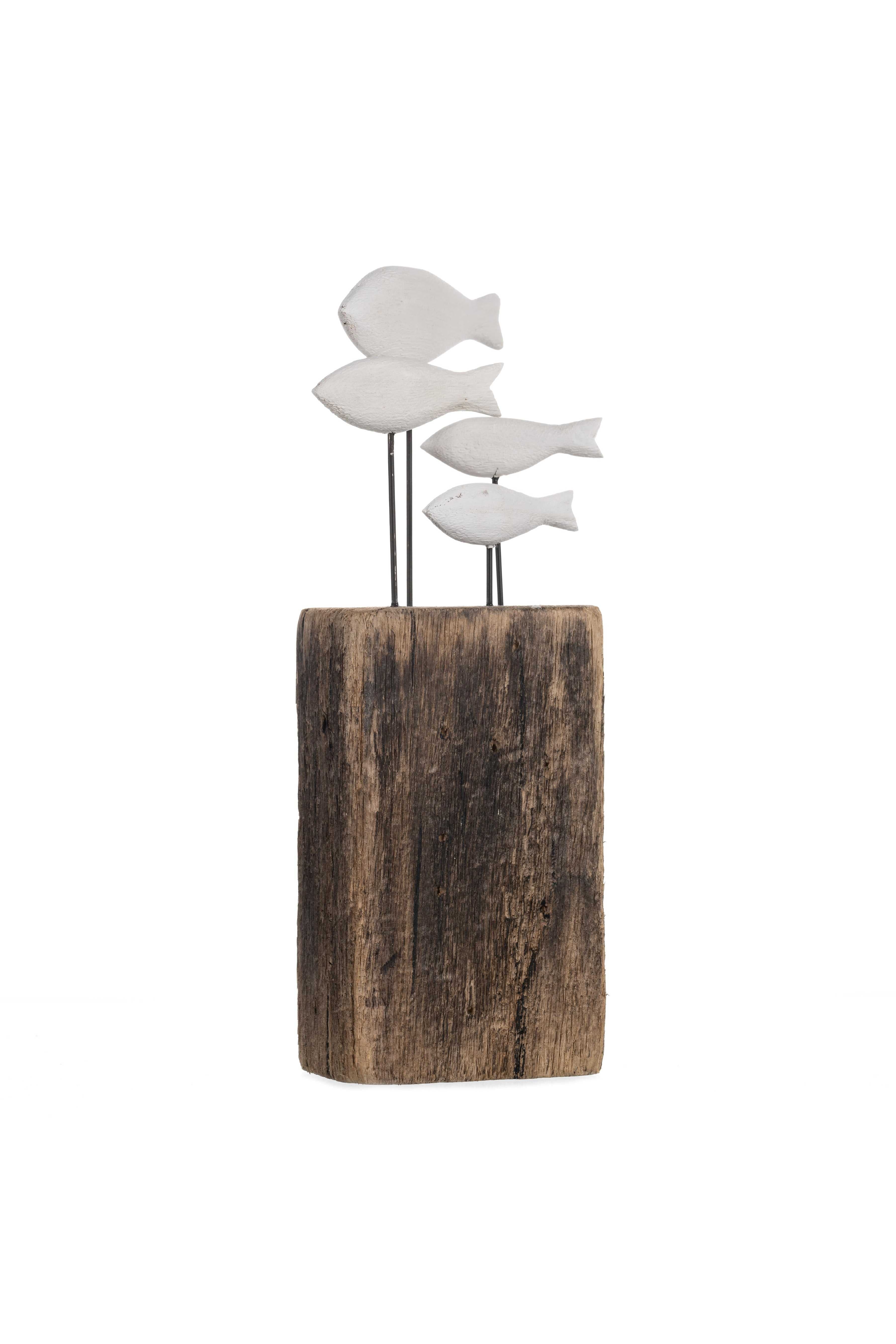 White Fishes on Driftwood