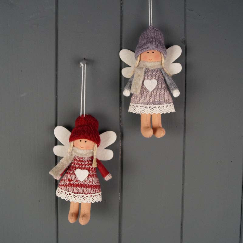 Hanging Fabric Angels