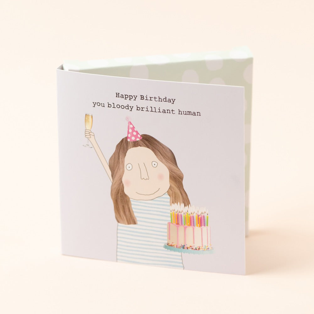 Chocolate Cards - Happy Birthday Brilliant Human