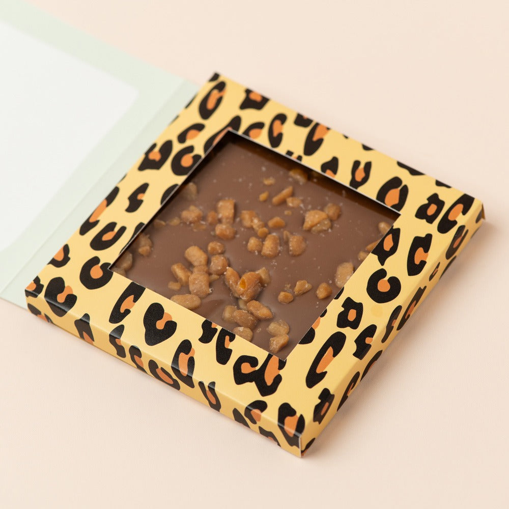 Chocolate Cards - Leopard Print