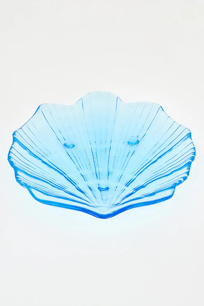 Glass Seashell Plate