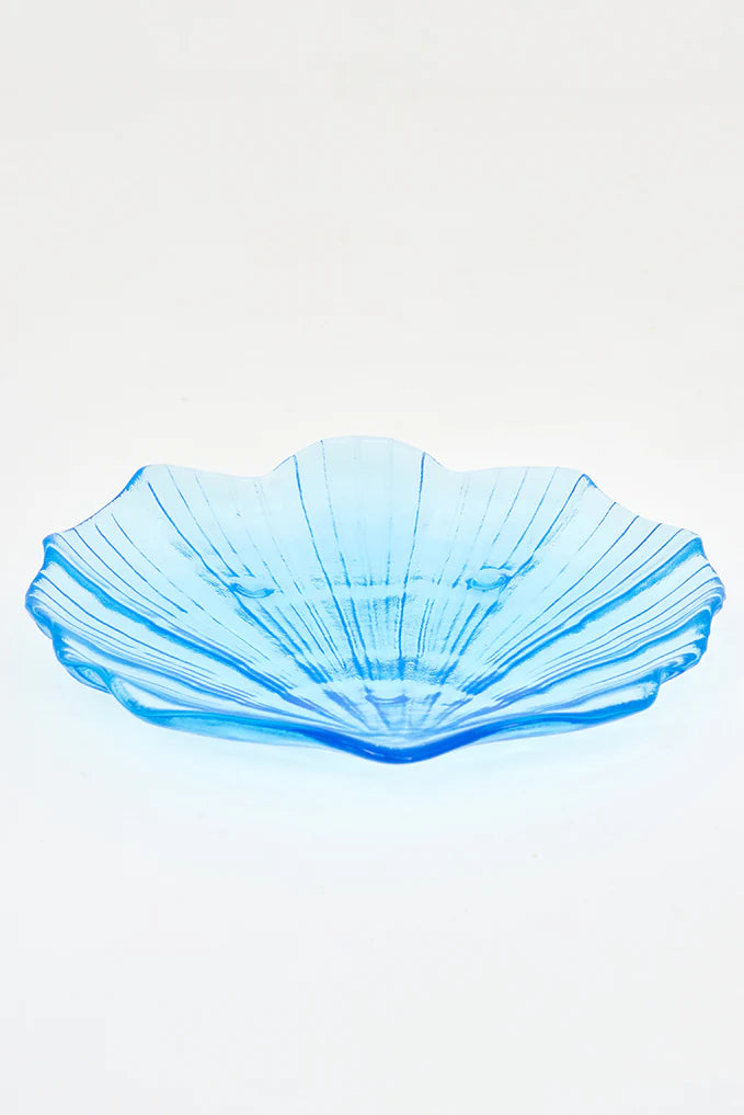 Glass Seashell Plate