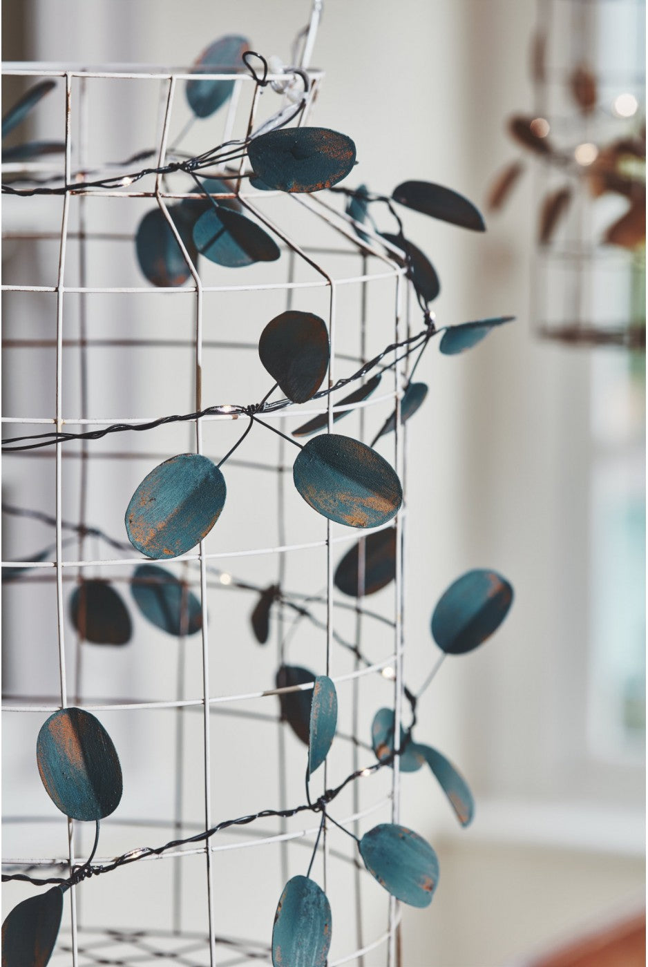 Green Eucalyptus Lights - Battery