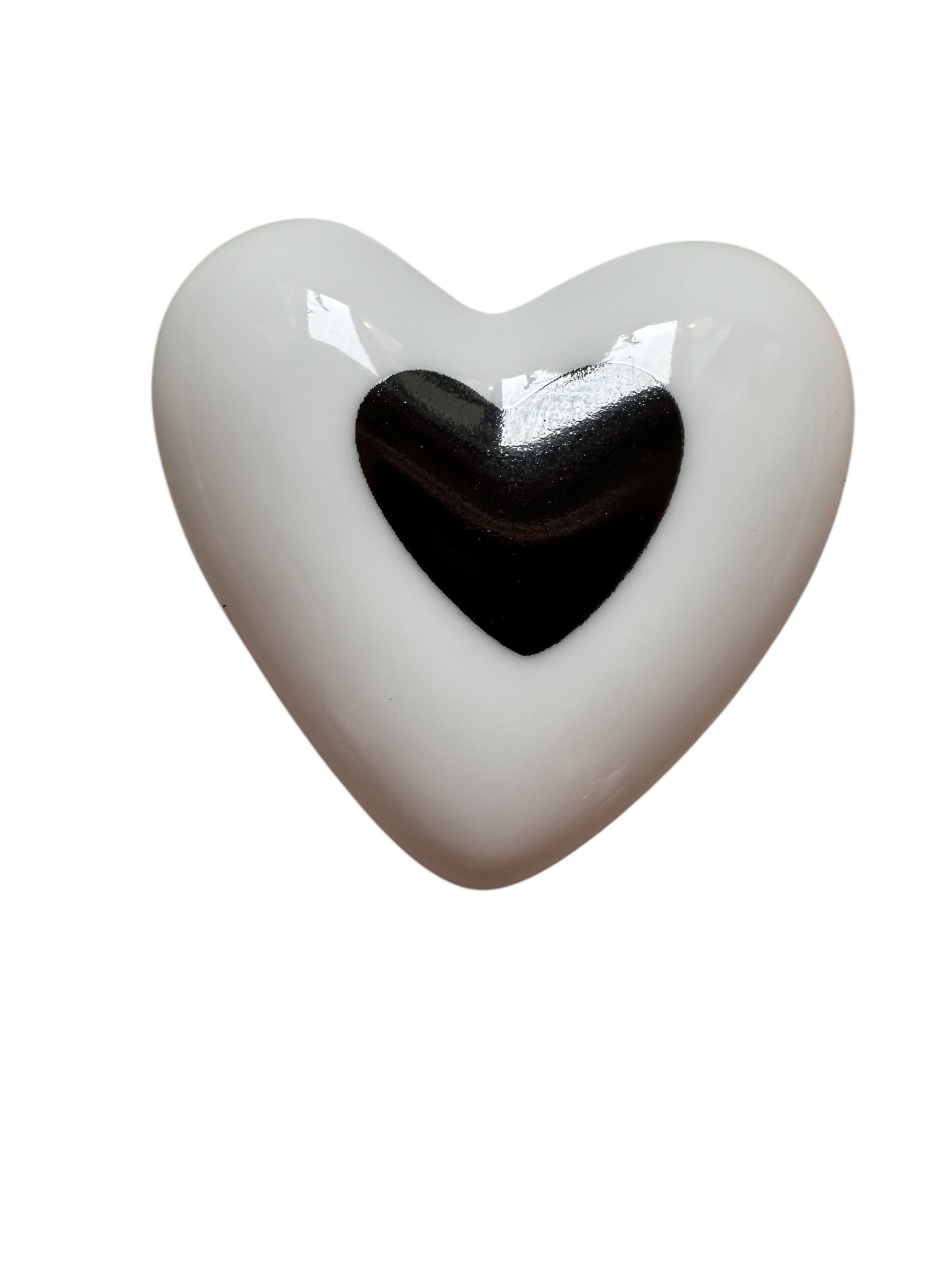 White and Black Heart