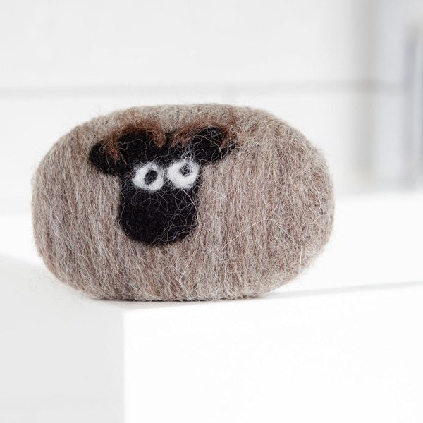 Felted Sheep Soap
