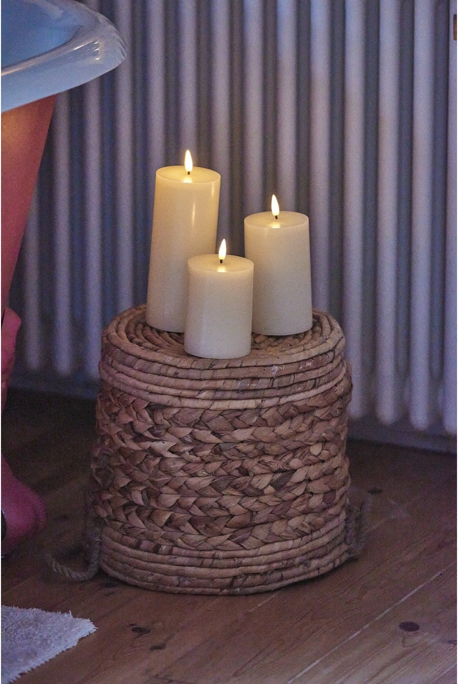 LED Flame Pillar Candles