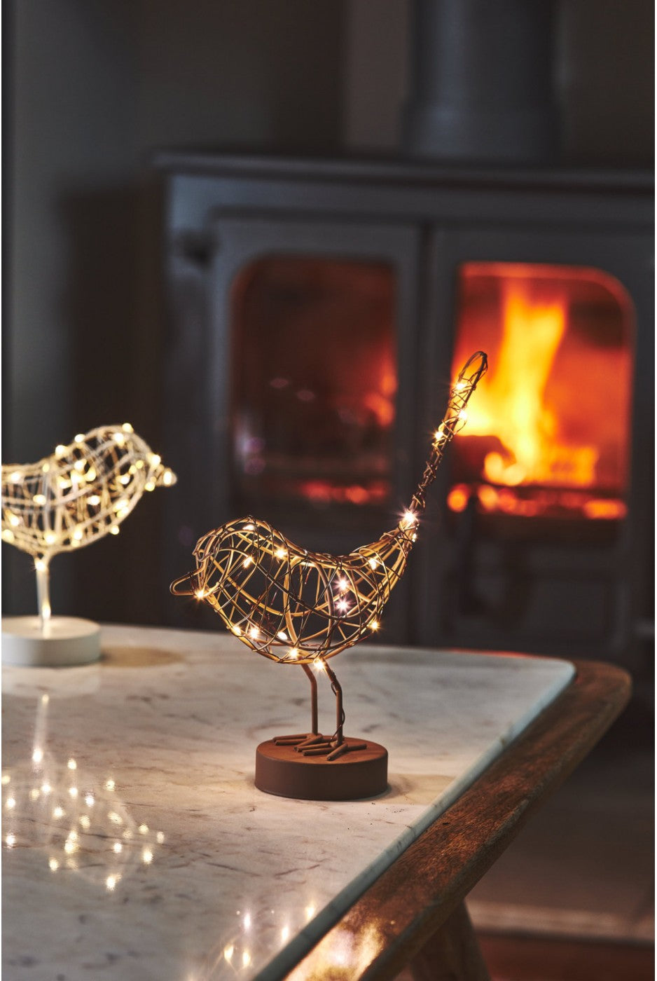 Robin Window Light Outdoor Christmas Robin Lights