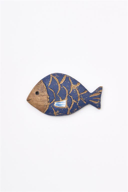 Wooden Fish Magnet