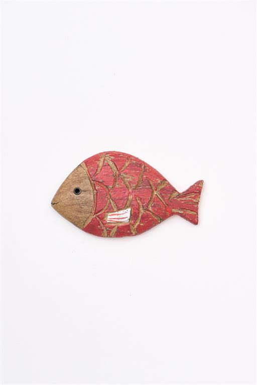 Wooden Fish Magnet