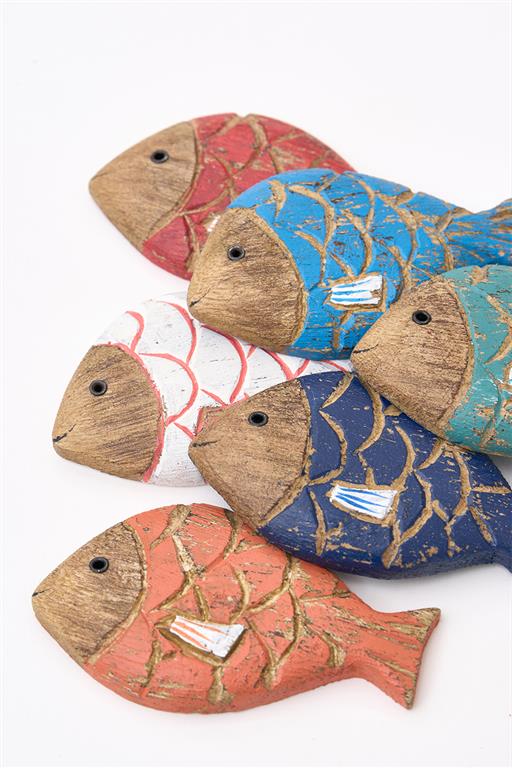 Wooden Fish Magnet