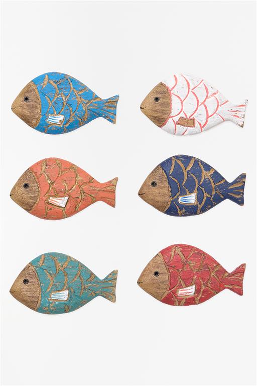 Wooden Fish Magnet