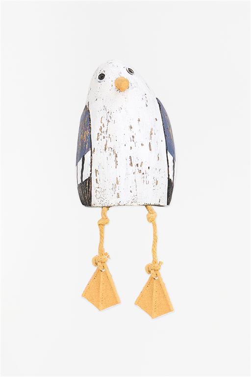 Sitting Wooden Seagull
