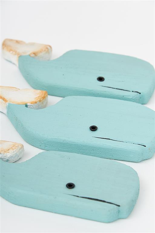 Wooden Whale Magnet