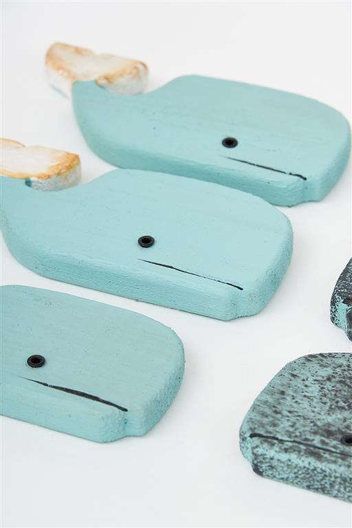 Wooden Whale Magnet