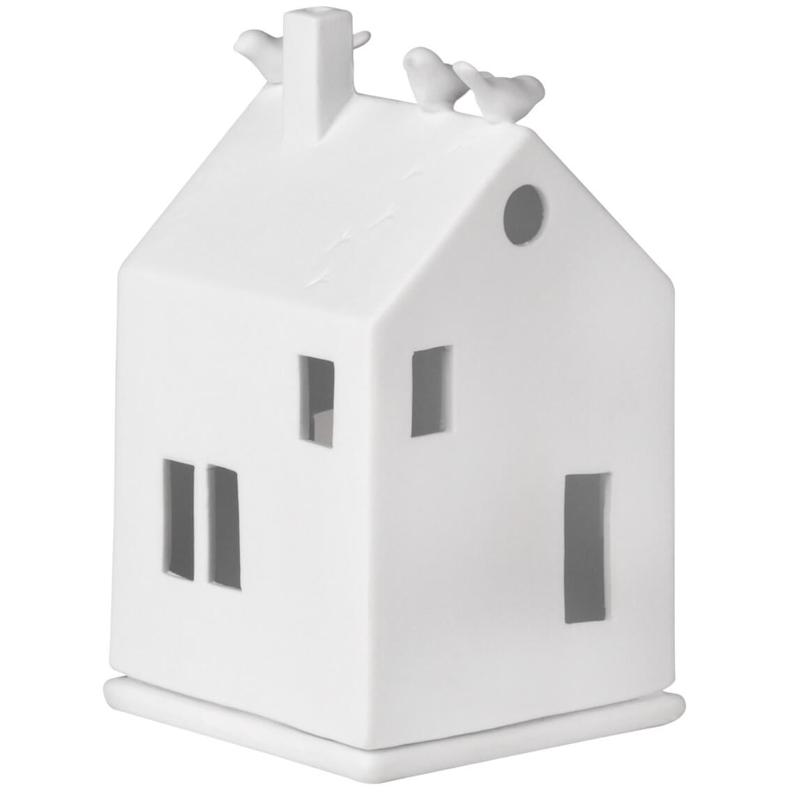 Porcelain Tealight Houses - Birdhouse