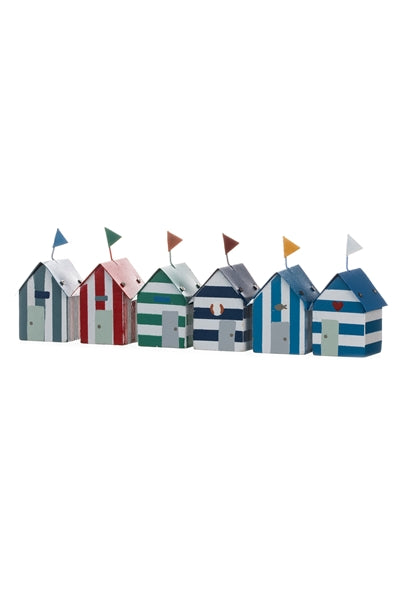 Small Wooden Beach Huts