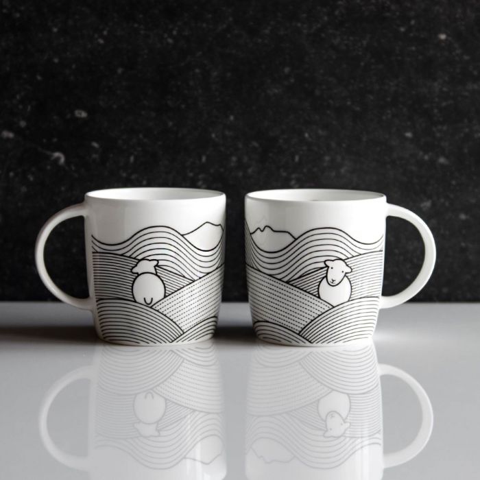 Line Herdy Mugs