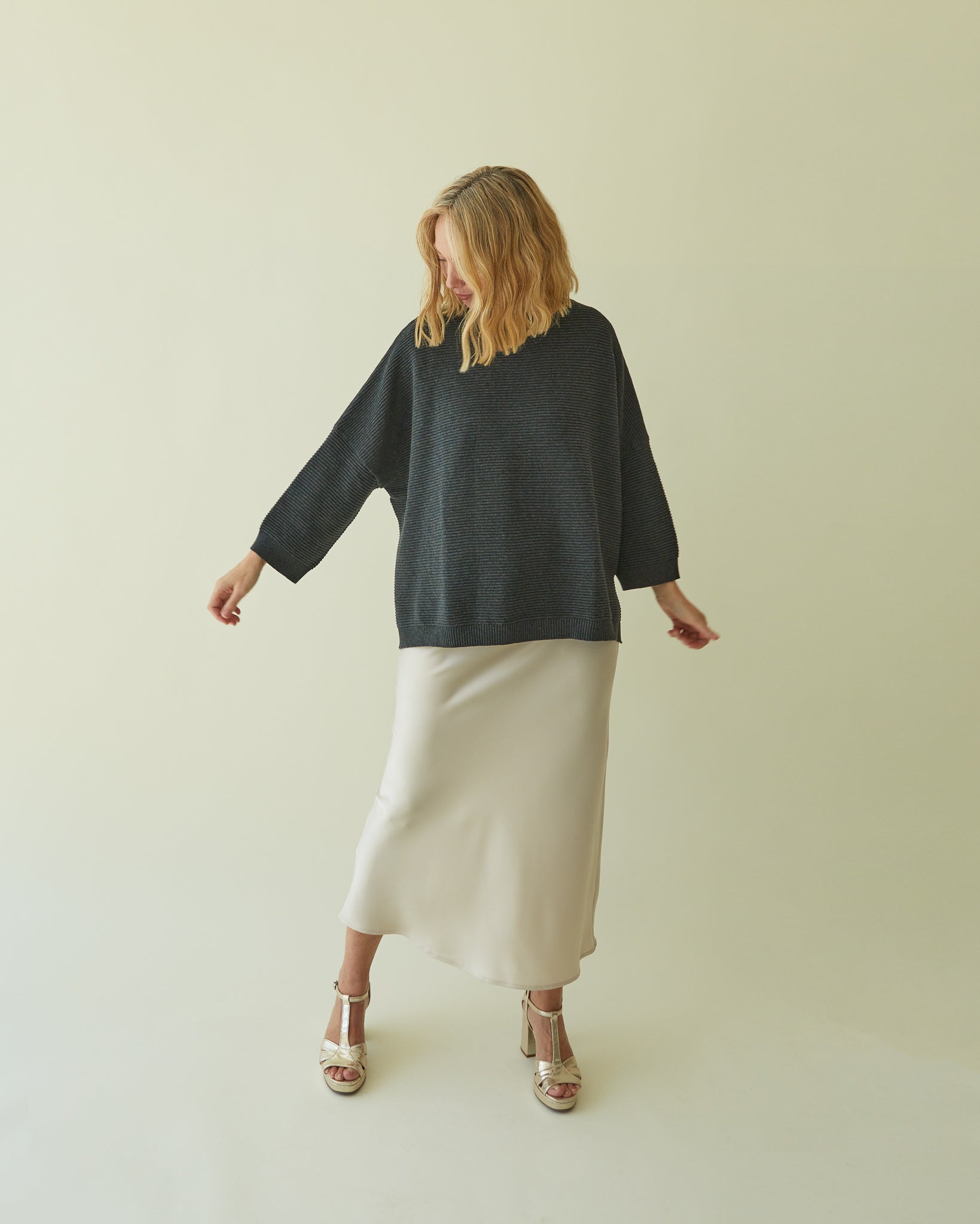 Charcoal Vicki Jumper