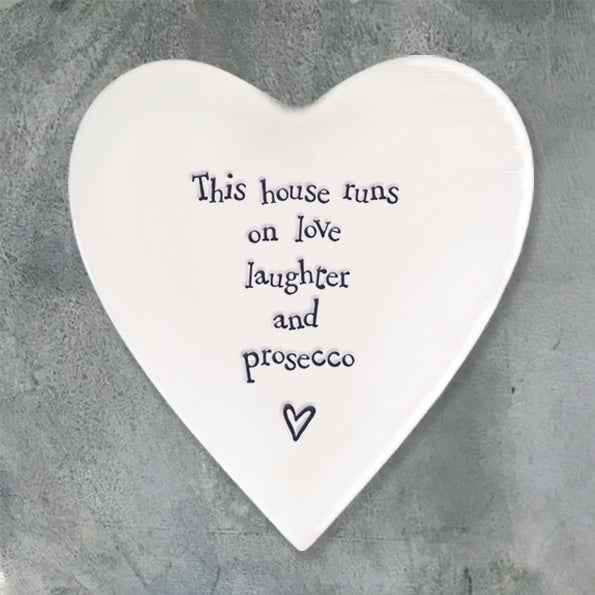 Heart Porcelain Coaster