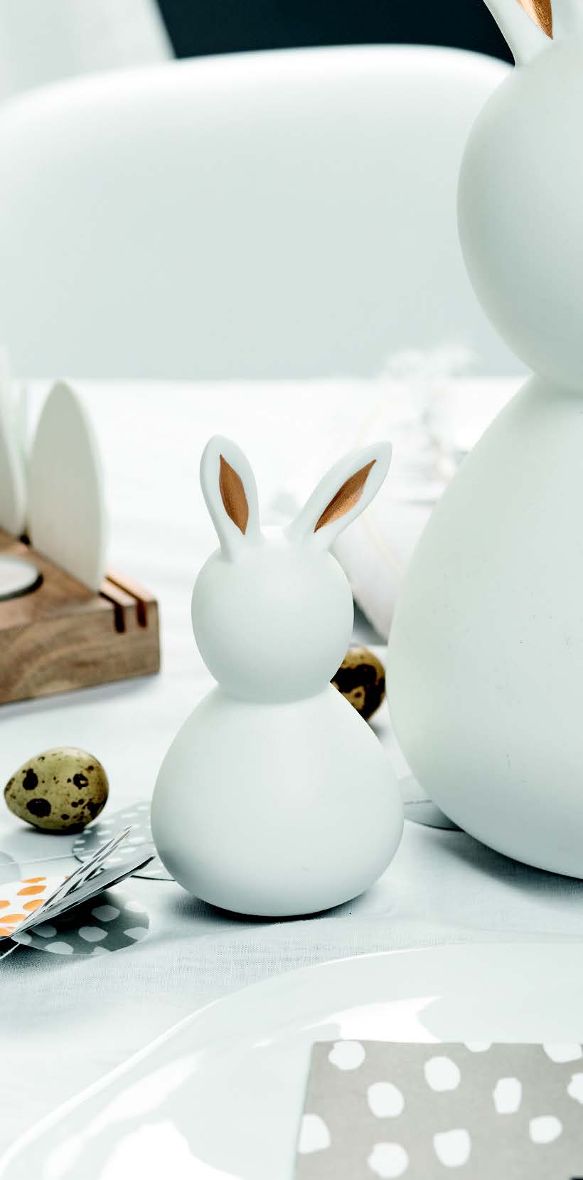 Large Porcelain Whte Bunny