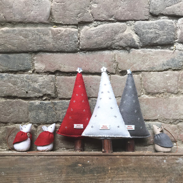 Felt Standing Christmas Trees