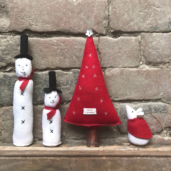 Felt Standing Christmas Trees