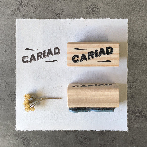 Rubber Stamp - Cariad