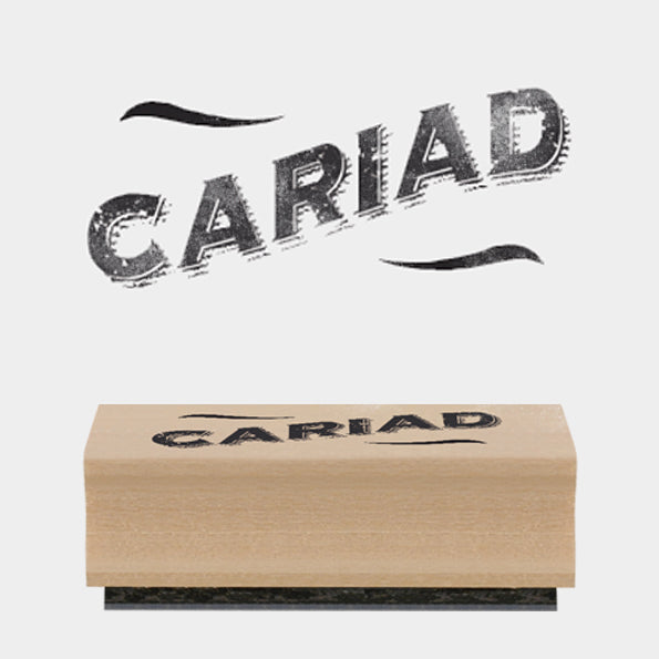 Rubber Stamp - Cariad