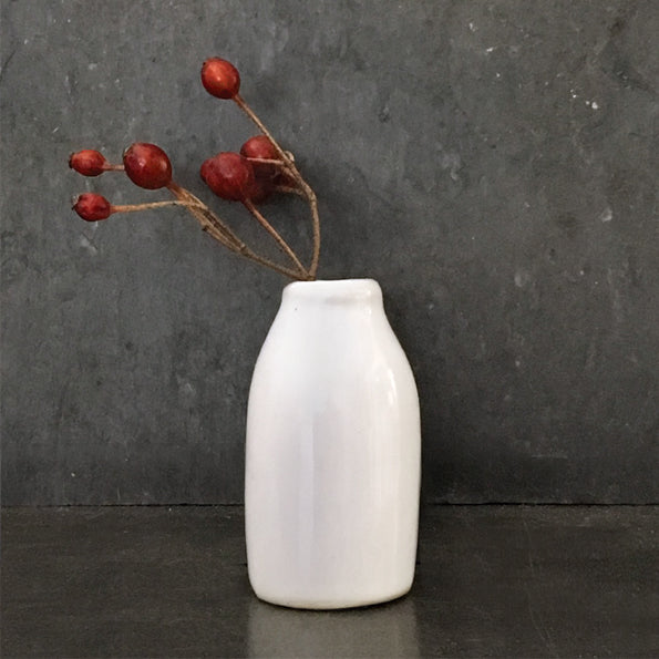 Pottery Milk Bottle