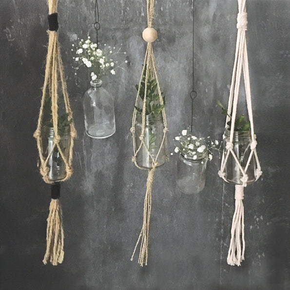 Hanging Wired Jar & Bottle