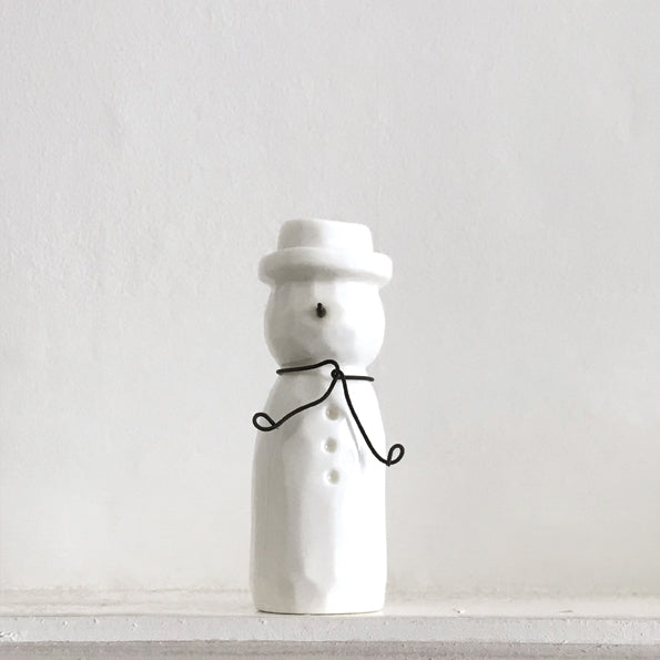 Porcelain Snowman