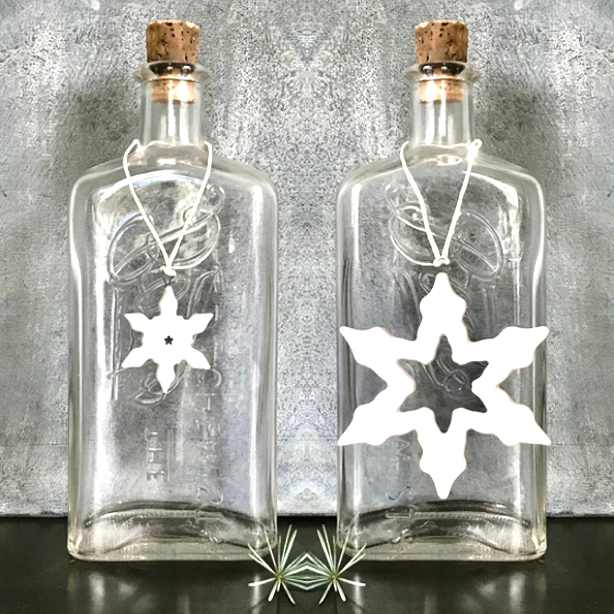 Porcelain Hanging Snowflakes