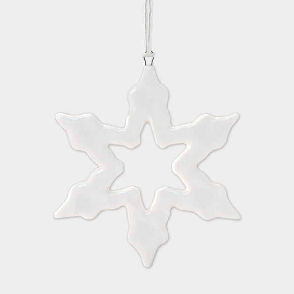 Porcelain Hanging Snowflakes