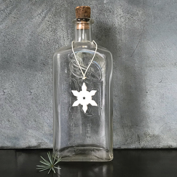 Porcelain Hanging Snowflakes