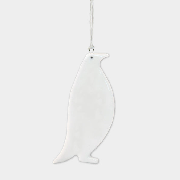 Porcelain Hanging Penguin