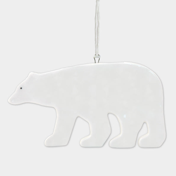 Porcelain Hanging Polar Bear