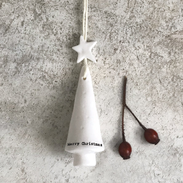 Porcelain Hanging Christmas Tree
